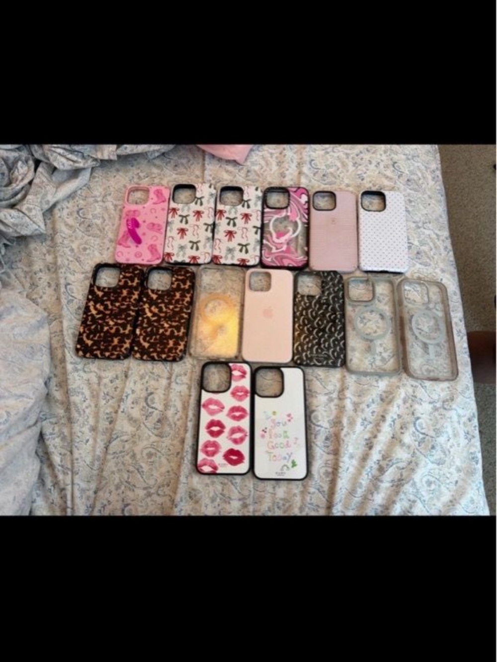 Lot of 15 Phone Cases Multiple Styles IPhone 15 Pro Max Loopy Kate Spade Cheetah